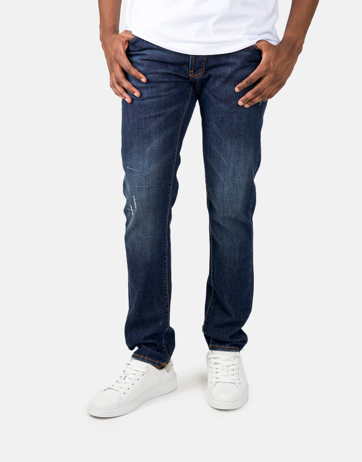 Les Hommes Dark Wash Jeans - Les Hommes
