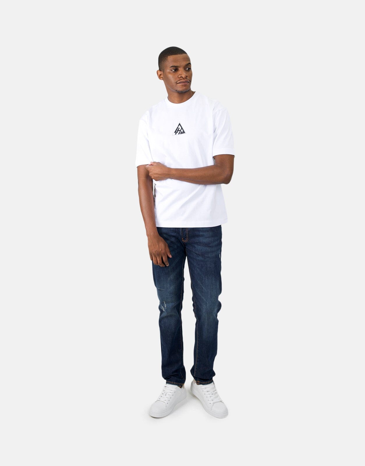 Les Hommes Black Label Freaky White T-Shirt - Les Hommes
