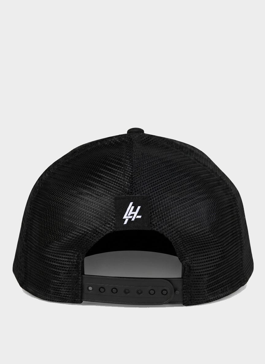 Les Hommes Black Trucker Caps